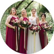 Red Bridesmaid Dresses