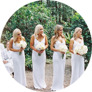 White Bridesmaid Dresses